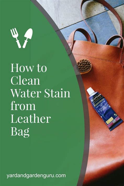 best water stain remover from cloth purse with rfid protection|remove water stains from leather purse.